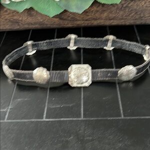 Stylish Silver Ralph Lauren Concho Belt